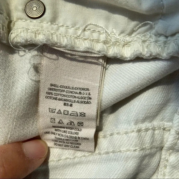 Free People Tulum Embroidered Ripped  Jean Shorts - Picture 11 of 13